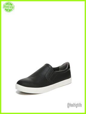 Womens Slip On Fashion Sneakers Faux Leather Canvas Comfort Walking Shoes